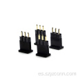 Conector de clavija de 2,54 mm de una sola fila recta 3P